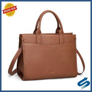 Genuine Leather Tote Bag Crossbody Satchel Top Handle Purse Zipper